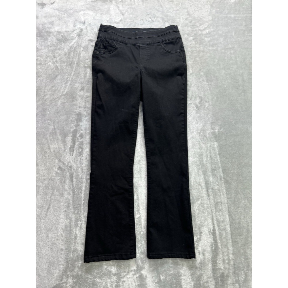 Democracy Jeans Women Sz 2  Black Ab Solution BootCut Stretch Western Pull On